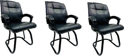 RATISON Comfortable heavy Office Chair with iron frame with comfort seating experience Leatherette Office Arm Chair