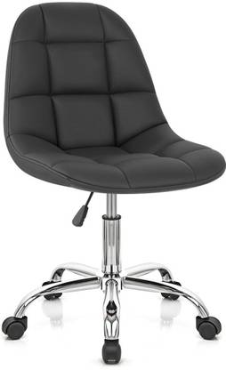 Oakcraft Winsome Mid-Back Armless Chair for Small Space, Living Room, Make-up, Studying Leatherette Office Visitor Chair