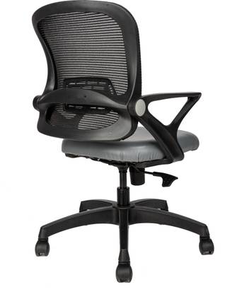 TEAL LOCA Mid Back Mesh Study/Office Executive Ergonomic Chair Fabric Office Adjustable Arm Chair