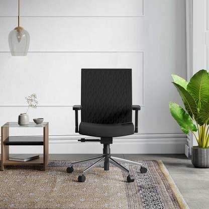 Godrej Interio Prime Full Back Fabric Office Adjustable Arm Chair