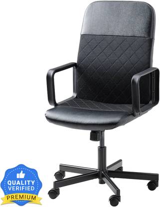 IKEA Renberget Swivel chair, Bomstad black Leather Office Executive Chair