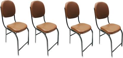 RATISON Multipurpose Cafeteria Office shop Hospital Hotel Leatherette Visitor Chair Leatherette Dining Chair