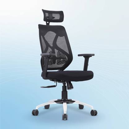Vergo Transform Prime High Back Ergonomic Home Office Chair|Headrest,2D Armrest,Lumbar Mesh Office Executive Chair