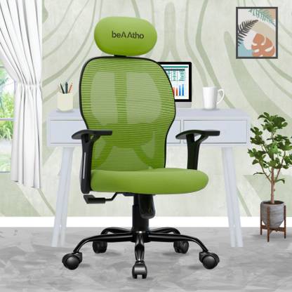 beaatho Leo High Back Ergonomic Revolving Nylon Office Executive Chair