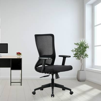 Featherlite Comet MB Mesh Fabric Office Adjustable Arm Chair