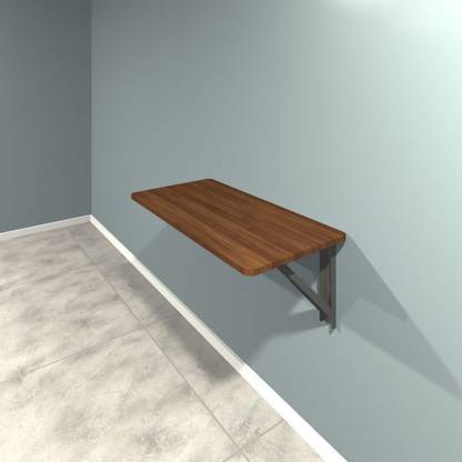 Pridiyos Folding_Table_16"x32"_Medium_Wooden Engineered Wood Study Table