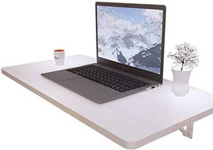 Indian Decor 988050 Wall-Mounted Folding Table Drop Leaf Table, Folding Workbench Engineered Wood Multipurpose Table