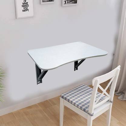 URBANE CHIC Folding Study & Home Solid Plain Table (60 X 40 CM) Pre-assembled Engineered Wood Office Table