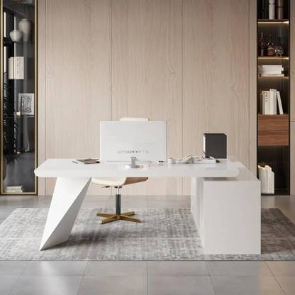 NG Decor Engineered Wood Office Table