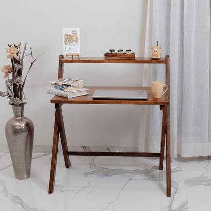 WOODTRENDZ Study Nook Solid Wood Study Table