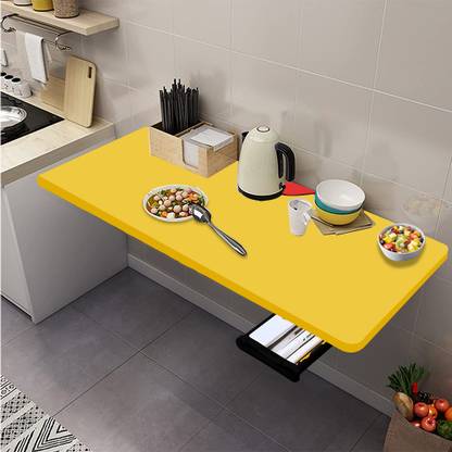 Torche Torche 16x40 inch Wall Mounted Table | Wall Mount Table | Wall Table Foldable Solid Wood Study Table