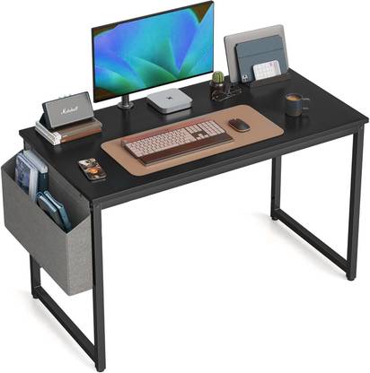 Plantex Wooden Computer Desk/Study Table for Home and Office(Black,32 Inch) Solid Wood Office Table