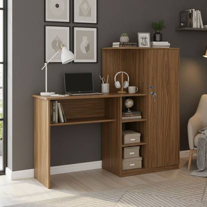 Trevi Krystal Study Engineered Wood Office Table