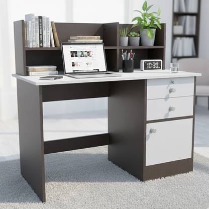 NITYAM Premium Quality Computer Table With Drawer For Storage Engineered Wood Study Table