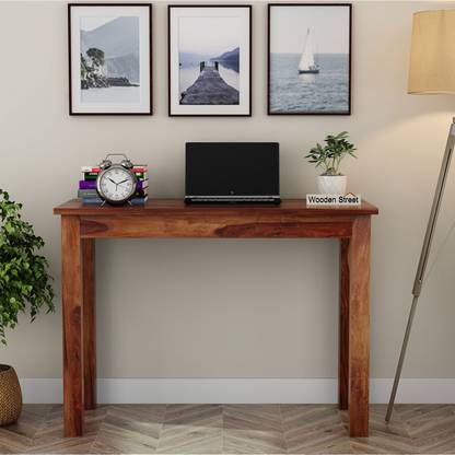 Wooden Street Orenzo Sheesham Wood Study Table For Study Room/Home Solid Wood Study Table