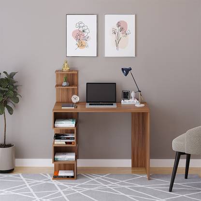 FURNEASER Edward Big Size Computer & Gaming Table Desk, Laptop, WFH Table, Engineered Wood Study Table