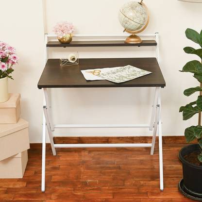 Faburaa Venus 30x21 Foldable Table for Home and Office, Computer & Laptop, Study Desk Engineered Wood Study Table