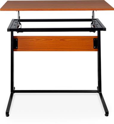 TheHomeOffice Blaze Lift up Sit and Stand Desk 4ft|Office Table|Study Desk|Computer Table Engineered Wood Office Table