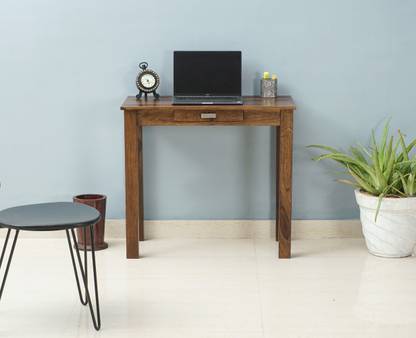 Woodefly Study Table for Students Wood Laptop Table Computer Table for Home Office Table Solid Wood Study Table