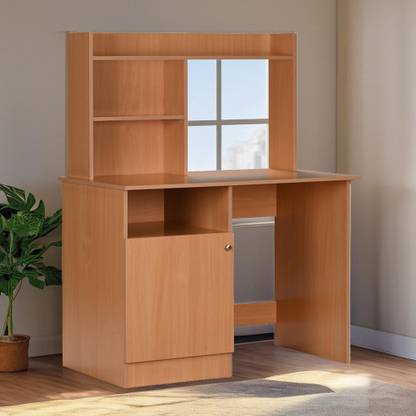 DeckUp Zeus Bavarian Beech Engineered Wood Office Table