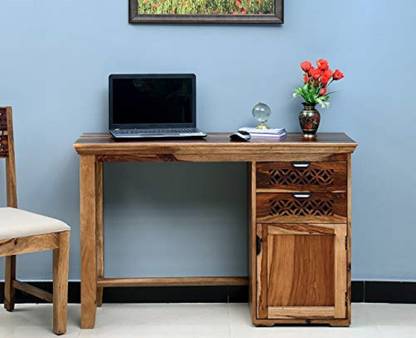 AMORINI Writing Study Table for Home and Office | Study Desk Solid Wood Study Table