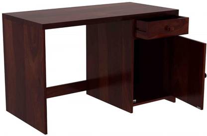 CRAFT D arts Comfort Study Table with Storage | Solid Wood Study Table
