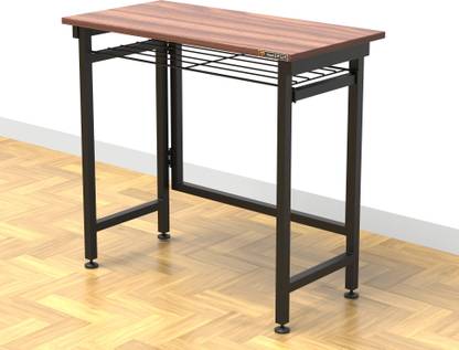 InnoFur Aplos Folding Study/ Laptop Table Brown Engineered Wood Multipurpose Table