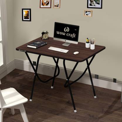 wow craft Multi Purpose Portable & Foldable Wooden /Desk for Home & Office Engineered Wood Study Table