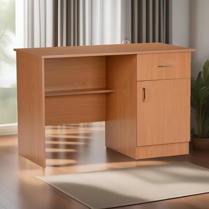 DeckUp Hermes Bavarian Beech Engineered Wood Office Table