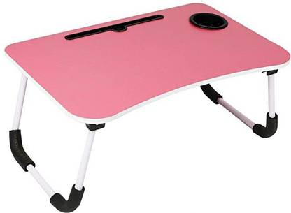 DEVAL ENTERPRISE Multi-Purpose Laptop Desk for Study and Reading with Foldable Non-Slip Legs Solid Wood Study Table