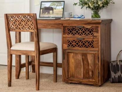 WayWood Sheesham Wood Writing Study Table for Home and Office | Study Desk Solid Wood Study Table