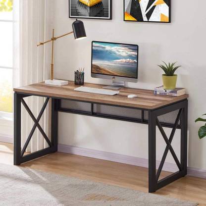 TEKAVO Computer office table study table for home students office work, 1 year warranty Engineered Wood Office Table