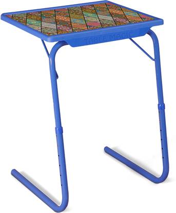 TABLE MAGIC Mandala Blue Regular Laptop Table Plastic Multipurpose Table