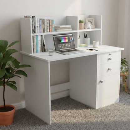 NITYAM Premium Quality Computer Table With Drawer For Storage Engineered Wood Multipurpose Table