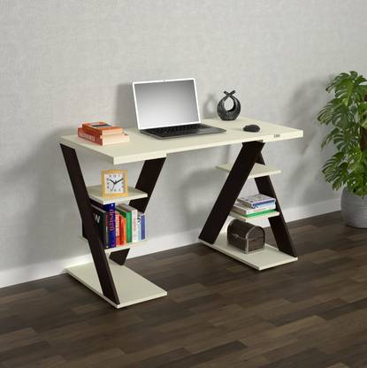 Das Yana Study for Home Office Computer Table WFH Desk with, Large Size 100 x 50 cm Engineered Wood Study Table