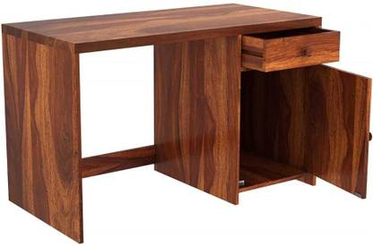CRAFT D arts Comfort Study Table with Storage | Solid Wood Study Table