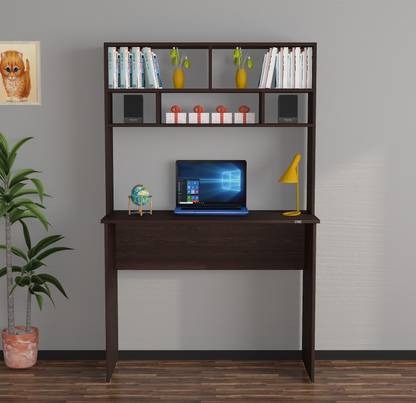 PICKWOOD CARREN Study Table, Computer, Laptop, WFH Office Desk with Storage Engineered Wood Study Table