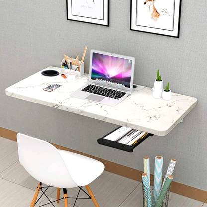 Torche Torche 18x 31.5 inches Wall Mounted Table Foldable | Wall Table | Foldable Solid Wood Study Table