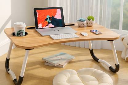 BK SALES Wood Portable Laptop Table