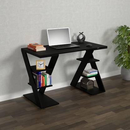 Das Yana Study for Home Office Computer Table WFH Desk with, Large Size 100 x 50 cm Engineered Wood Study Table