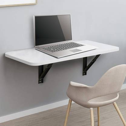 TASTY TIMBER Wall Mounted folding Table (16 x 24 inches) for Office & Study Works Engineered Wood Study Table