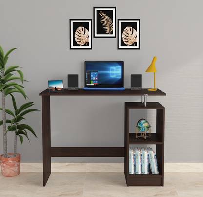 Das ALINA Study Table, Computer, Laptop, WFH Office Desk with Storage (Matte Finish) Engineered Wood Study Table