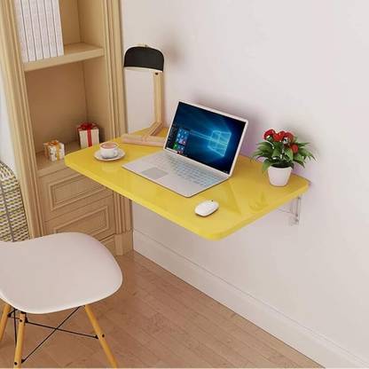 Indian Decor PW7040 Furniture/Folding Wall-Mounted Drop-Leaf Table, Computer Desk Engineered Wood Multipurpose Table