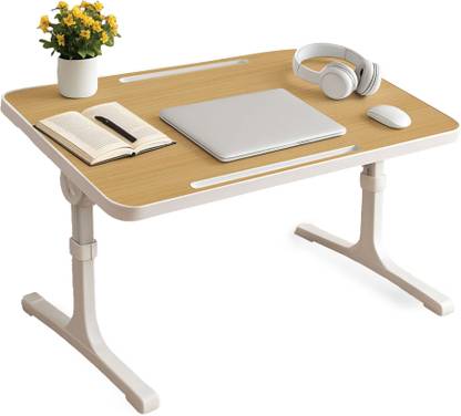 BLADESMITH Grey Study Table Wood Portable Laptop Table