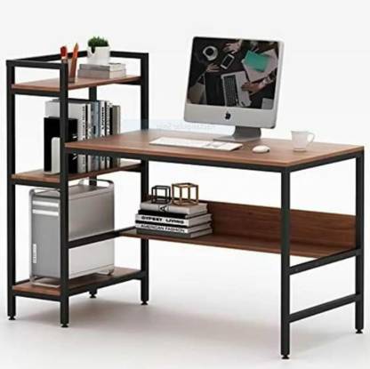 Deskio Computer office table study table for home students office work, 1 year warranty Engineered Wood Office Table