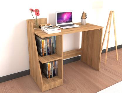 spacesbyU Lanek Study Table | Office Table | Engineered Wood Study Table