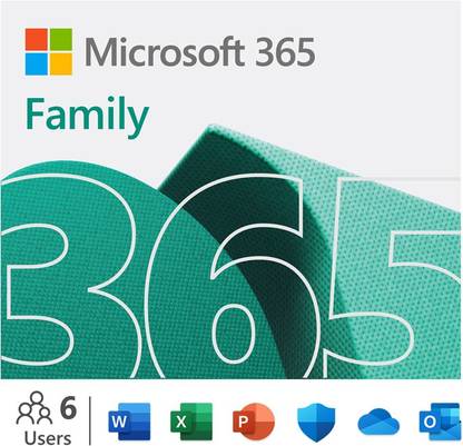 MICROSOFT 365 Family for 6 Users 1 year Subscription(Email delivery in 24 hours)