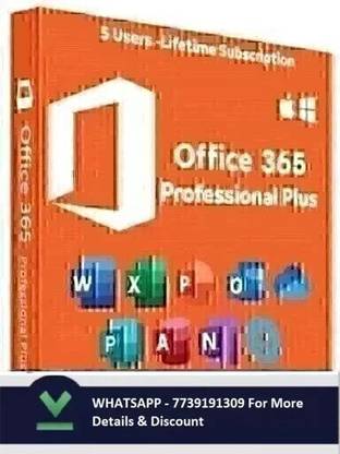 MICROSOFT Office 365 Pro Plus For 5 Users/PC (Lifetime License) + 5TB Onedrive