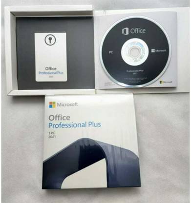 MICROSOFT Office Professional Plus 2021 (1 User/PC, Lifetime) DVD Retail Box Pack
