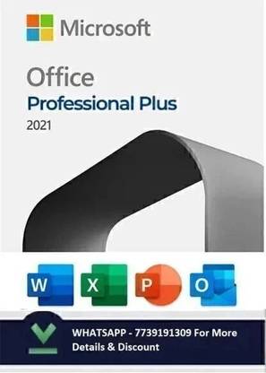 MICROSOFT Office Professional Plus 2021 for Lifetime (1 User/PC, Activation Key)